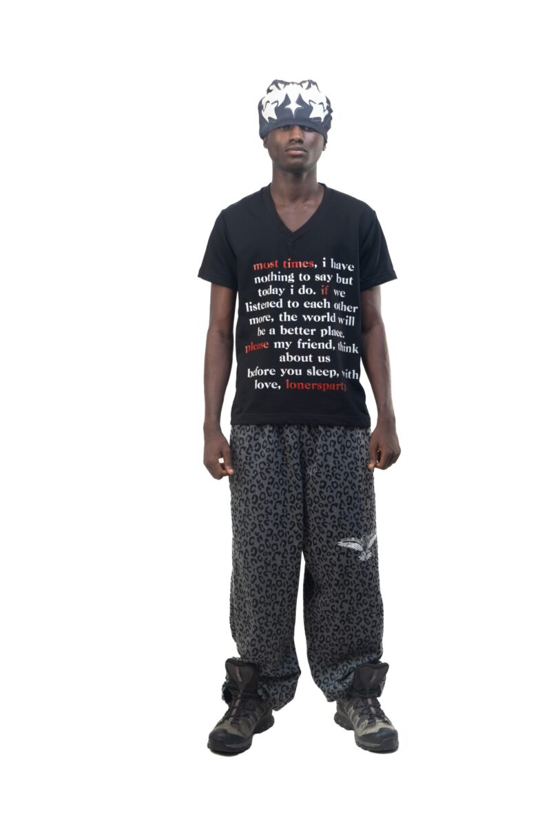 ANIMAL PRINT SWEATPANTS