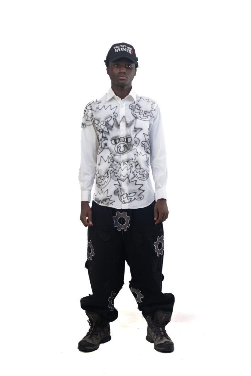 THATBOY/LPY DRESS SHIRT ALLOVER